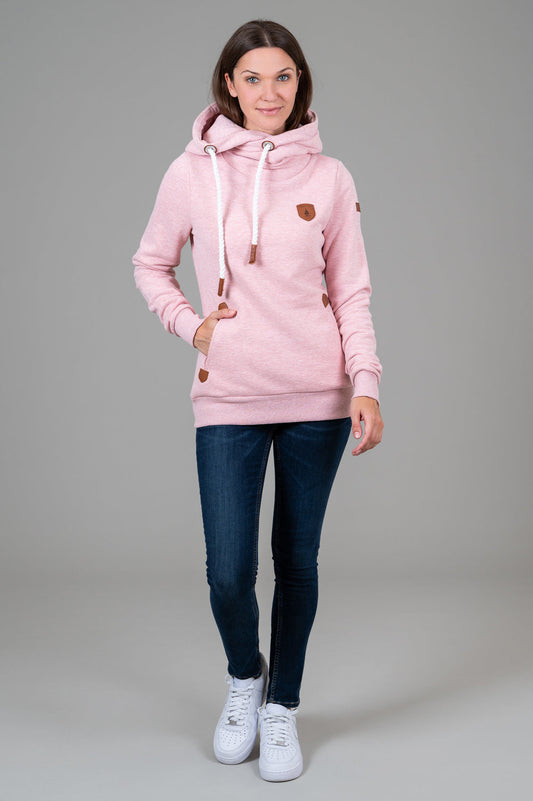 Artemis Heather Pink Hoodie