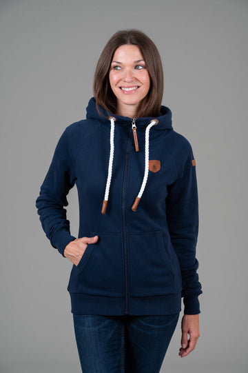 Hera Oxford Blue Full-Zip Hoodie