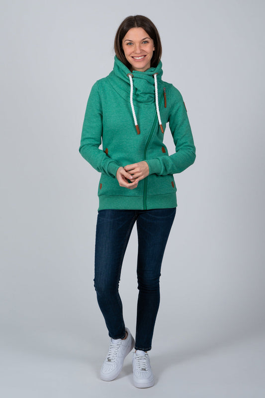 Hestia Duckegg Green Full-Zip Sweatshirt